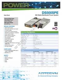 DS500SPE-3-001 Datasheet Cover