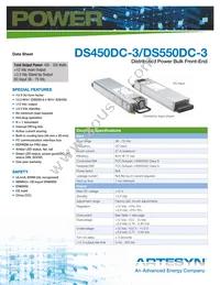 DS550DC-3-003 Datasheet Cover