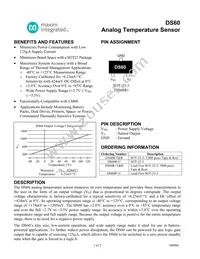 DS60X/T&R Datasheet Cover