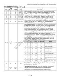 DS80C323-QCD+T&R Datasheet Page 5