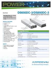 DS850DC-3-004 Datasheet Cover
