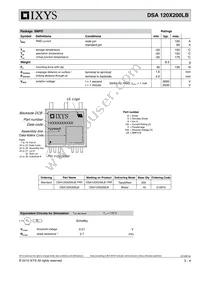 DSA120X200LB-TUB Datasheet Page 3