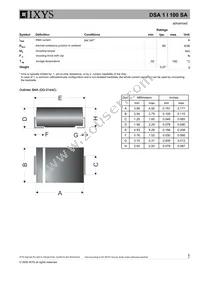 DSA1I100SA Datasheet Page 2