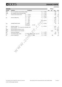 DSA20C100PB Datasheet Page 2