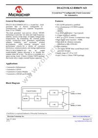 DSA2311KA2-R0065VAO Datasheet Cover