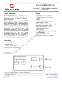 DSA2311KI1-R0016VAO Datasheet Cover