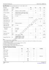 DSA2311KL1-R0009VAO Datasheet Page 3