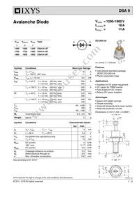 DSA9-18F Datasheet Cover
