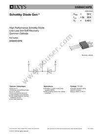 DSB60C30PB Datasheet Cover