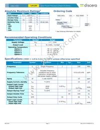 DSC1001AC1-125.0000T Datasheet Page 2