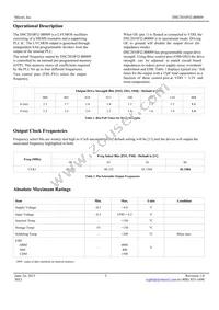 DSC2010FI2-B0009 Datasheet Page 3