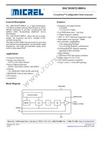 DSC2010FI2-B0014T Datasheet Cover