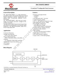 DSC2010FI2-B0015 Datasheet Cover