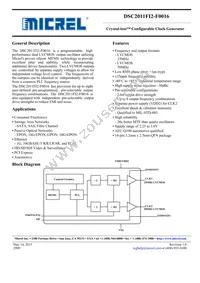 DSC2011FI2-F0016T Datasheet Cover