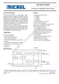 DSC2011FI2-F0017T Datasheet Cover