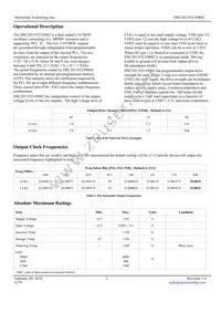 DSC2011FI2-F0042 Datasheet Page 3