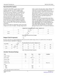 DSC2011FM1-F0041 Datasheet Page 3