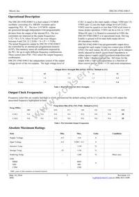 DSC2011FM2-E0015T Datasheet Page 3