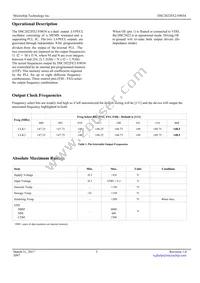 DSC2022FE2-F0034T Datasheet Page 3