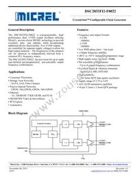 DSC2033FI2-F0022T Datasheet Cover