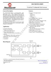 DSC2033FI2-F0039T Datasheet Cover