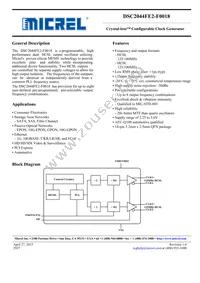 DSC2044FE2-F0018T Datasheet Cover