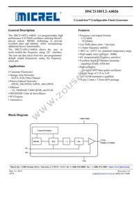 DSC2110FL2-A0026T Datasheet Cover