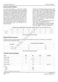 DSC2111FE1-E0022T Datasheet Page 3