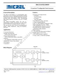 DSC2111FI2-E0019T Datasheet Cover