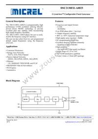 DSC2130FI1-A0025T Datasheet Cover