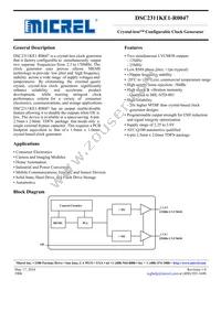 DSC2311KE1-R0047T Datasheet Cover