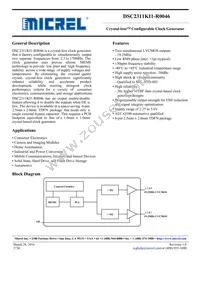 DSC2311KI1-R0046 Datasheet Cover