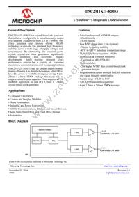 DSC2311KI1-R0053T Datasheet Cover