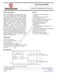 DSC2311KI1-R0054T Datasheet Cover