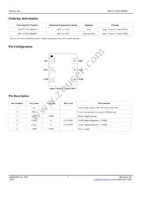 DSC2311KL1-R0009 Datasheet Page 2