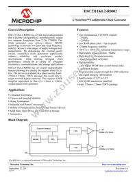 DSC2311KL2-R0002 Datasheet Cover