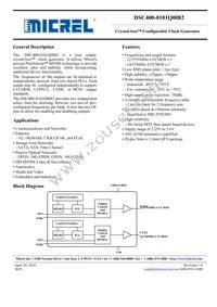 DSC400-0101Q0082KI2T Datasheet Cover