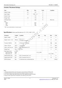 DSC400-1111Q0084KI2 Datasheet Page 5