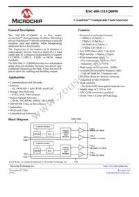 DSC400-1111Q0090KI2T Datasheet Cover