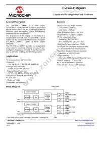 DSC400-3333Q0089KI2 Datasheet Cover