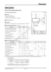 DSC5G03S0L Datasheet Cover