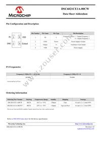 DSC6021CE1A-00CWT Datasheet Cover