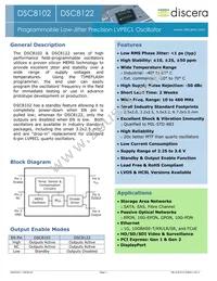 DSC8122NI2 Datasheet Cover