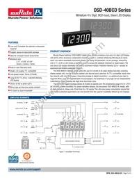 DSD-40BCD-RL-C Datasheet Cover