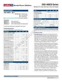 DSD-40BCD-RL-C Datasheet Page 2