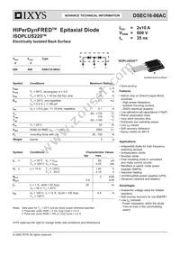 DSEC16-06AC Datasheet Cover