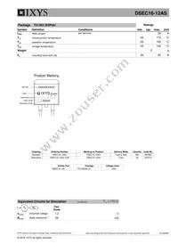 DSEC16-12AS-TUB Datasheet Page 3