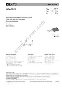 DSEC29-06AC Datasheet Cover