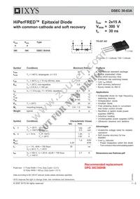 DSEC30-03A Datasheet Cover