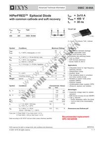 DSEC30-04A Datasheet Cover